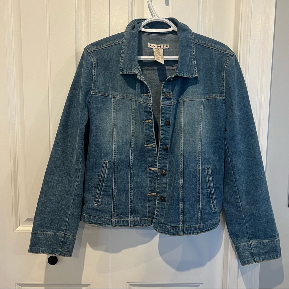 A.M.I. Blue Denim Jean Jacket